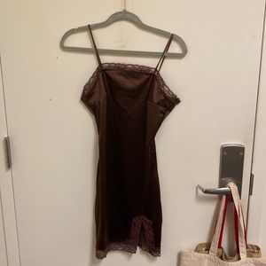 Never Worn Brown Slip Dress/Lingerie